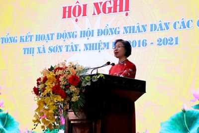 Thị xã Sơn Tây tổng kết hoạt động HĐND nhiệm kỳ 2016 - 2021