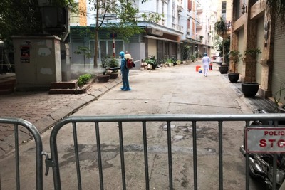 Quận Cầu Giấy: Phong tỏa một phần ngõ 86 phố Duy Tân, xác định 3 F1, 5 F2