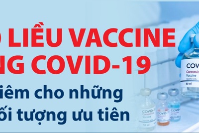 [Infographic] 8.000 liều vaccine Covid-19 của Hà Nội được phân bổ như thế nào?