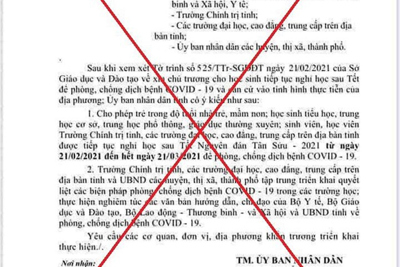 Quảng Nam: Học sinh cấp 2 tự làm giả văn bản cho học sinh nghỉ học
