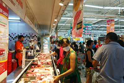 Hà Nội: Các siêu thị tăng nguồn hàng, chủ động chống dịch Covid-19