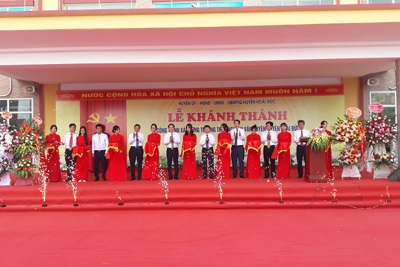Hoài Đức: Khánh thành trường THCS Nguyễn Văn Huyên