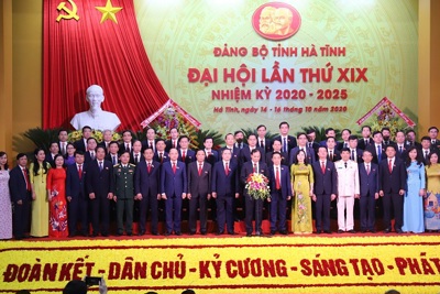 Bế mạc Đại hội đại biểu Đảng bộ tỉnh Hà Tĩnh lần thứ XIX