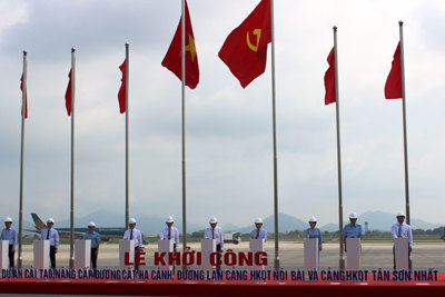 Dự án sửa chữa, nâng cấp đường băng hai sân bay Nội Bài và Tân Sơn Nhất: Đảm bảo nhiệm vụ kép