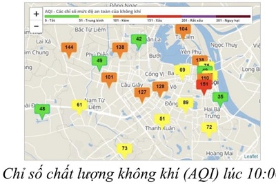 Chất lượng không khí Hà Nội ngày 2/9: Một số khu vực ở mức kém và xấu