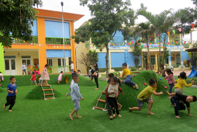 Những ngôi trường mới khang trang tại xã Đồng Tâm
