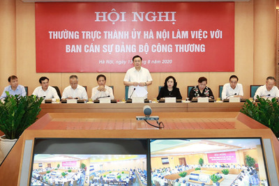Bí thư Thành ủy Vương Đình Huệ: Xây dựng Hà Nội thành địa phương đứng đầu về thương mại điện tử
