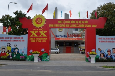 Đại hội đại biểu Đảng bộ tỉnh Quảng Ngãi sẽ không nhận hoa chúc mừng