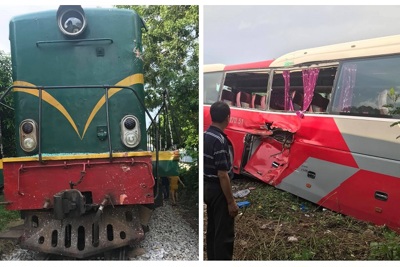 Sức khỏe 6 học sinh trong vụ tàu hỏa tông xe đưa đón ở Hà Nội giờ ra sao?