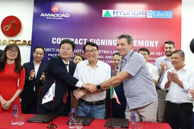 Amaccao ký kết hợp tác gói thầu dự án đường sắt đô thị thí điểm Hà Nội trị giá hơn 276 tỷ đồng