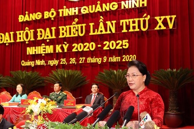 Chủ tịch Quốc hội dự Đại hội đại biểu Đảng bộ tỉnh Quảng Ninh