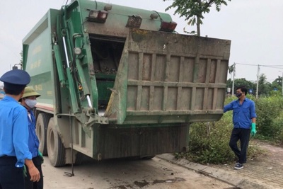 Tăng cường kiểm soát, xử lý vi phạm xe vận chuyển rác trên địa bàn Thủ đô