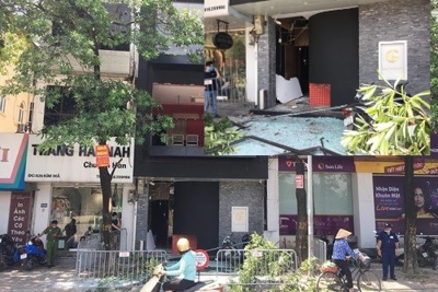 Hà Nội: Nổ lớn tại một nhà hàng trên phố Kim Mã, 3 người bị thương