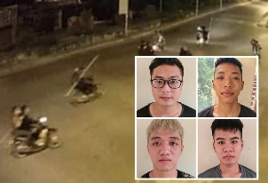Hà Nội: Khởi tố, bắt tạm giam nhóm thanh niên cầm dao "diễu phố"