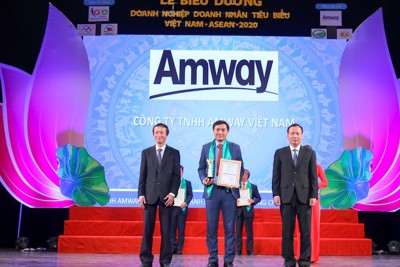 Amway Việt Nam nhận giải thưởng Doanh nghiệp tiêu biểu Việt Nam - ASEAN 2020