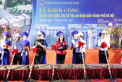 Khởi công Dự án xây dựng trụ sở Tòa án Nhân dân thành phố Hà Nội