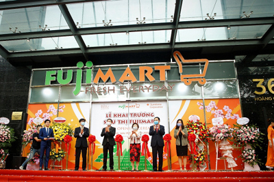 Chính thức khai trương siêu thị Fujimart thứ 2 tại 36 Hoàng Cầu, Hà Nội