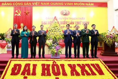 Đại hội đại biểu lần thứ XXIV Đảng bộ huyện Thạch Thất nhiệm kỳ 2020-2025