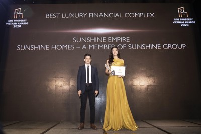 Sunshine Homes thắng vang dội tại Dot Property Vietnam Awards 2020