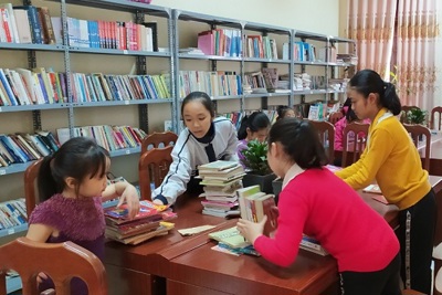 Nuôi dưỡng văn hóa đọc qua thư viện làng