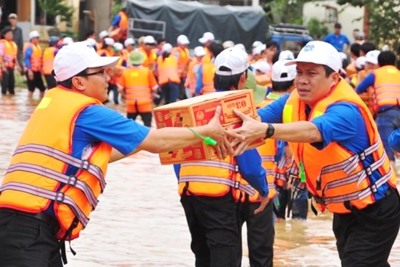 Huyện Mê Linh kêu gọi được hơn 662 triệu đồng ủng hộ đồng bào vùng lũ miền Trung