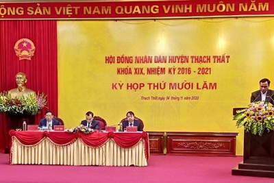 HĐND huyện Thạch Thất có Phó Chủ tịch mới