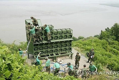 Triều Tiên lắp đặt hệ thống loa phóng thanh dọc biên giới với Hàn Quốc