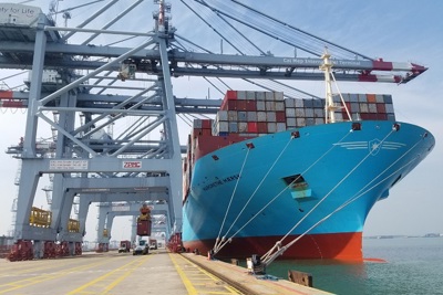 Bà Rịa - Vũng Tàu: Đón “siêu tàu” container lớn nhất thế giới