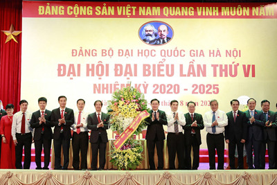 Đại hội đại biểu lần thứ VI Đảng bộ Đại học Quốc gia Hà Nội: Phấn đấu đến 2025 lọt vào nhóm 500 trường hàng đầu thế giới