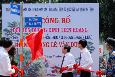 TP Hồ Chí Minh chính thức công bố đặt tên đường Lê Văn Duyệt