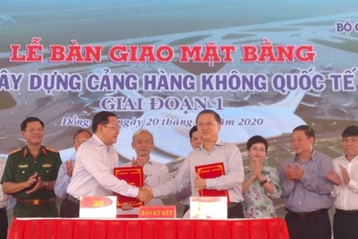 Đồng Nai bàn giao 1.800ha đất thi công sân bay quốc tế Long Thành giai đoạn I