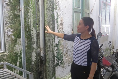 Tại xã Lê Thanh (huyện Mỹ Đức): Nhiều trường học xuống cấp, không an toàn vì thiếu kinh phí