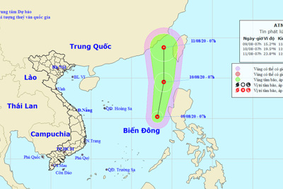 Áp thấp nhiệt đới trên Biển Đông, nắng nóng diện rộng ở miền Trung