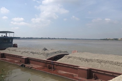 Khảo sát công tác quản lý khai thác cát, sỏi lòng sông tại huyện Gia Lâm