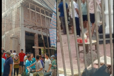 Hà Nội: Đang thi công xây dựng nhà ở Thạch Thất, 1 người đàn ông rơi xuống đất tử vong