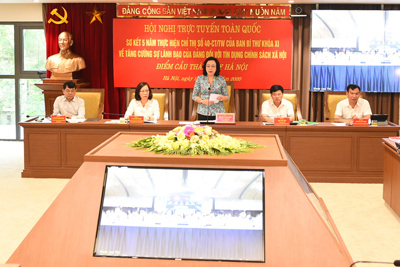 Phó Bí thư Thường trực Thành ủy Ngô Thị Thanh Hằng: Vốn tín dụng chính sách đã giúp trên 193.000 lượt hộ thoát nghèo