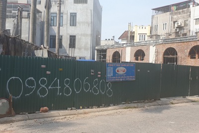 Hải Phòng: Đình chỉ công trình xây dựng không phép ở quận Hải An