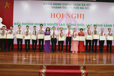 Ngân hàng Chính sách Xã hội TP Hà Nội thực hiện tốt phong trào thi đua giai đoạn 2015 - 2020