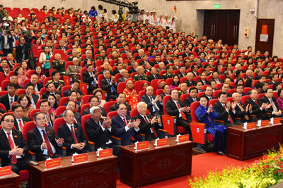 Khai mạc trọng thể Đại hội đại biểu Đảng bộ TP Hà Nội lần thứ XVII, nhiệm kỳ 2020-2025