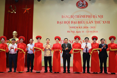 Khai trương Trung tâm báo chí Đại hội lần thứ XVII Đảng bộ thành phố Hà Nội