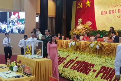 Đồng chí Nguyễn Quang Đức tiếp tục được bầu giữ chức Bí thư Huyện ủy Hoài Đức