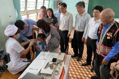 68 ca mắc bạch hầu, Bộ Y tế phát động tiêm chủng tại 4 tỉnh tây Nguyên