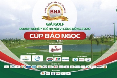 Gây quỹ từ thiện, thể hiện trách nhiệm cộng đồng qua Giải Golf Doanh nghiệp trẻ Hà Nội 2020