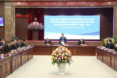 Bí thư Thành ủy Vương Đình Huệ: Đối ngoại là nguồn lực, sức mạnh phát triển Thủ đô