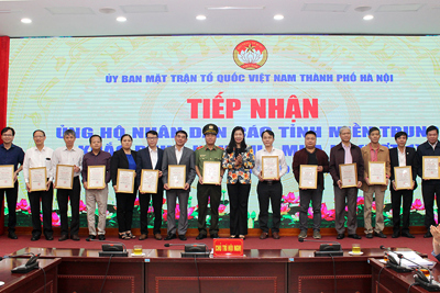 Thành ủy Hà Nội tiếp tục kêu gọi ủng hộ người dân các tỉnh miền Trung