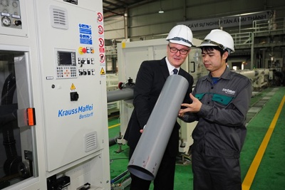 Tân Á Đại Thành mạnh tay đầu tư nhà máy nghìn tỷ sản xuất ống nhựa an toàn
