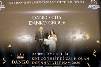 Danko Group thắng giải ở hạng mục Khu đô thị có thiết kế cảnh quan đẹp nhất Việt Nam