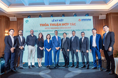 Lien Viet Post Bank, SmartNet hợp tác triển khai các hoạt động về ví điện tử, kiều hối