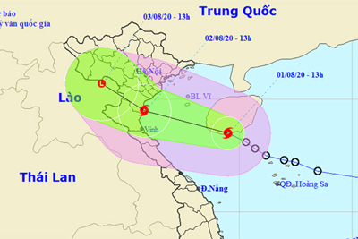 Áp thấp mạnh lên thành bão, cách bờ biển Thái Bình - Nghệ An hơn 300km