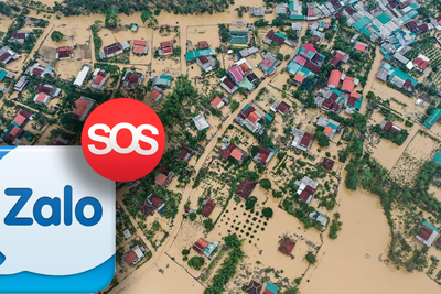 Zalo bổ sung tính năng “SOS” trợ giúp người dân vùng lũ